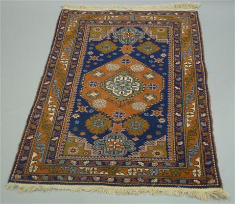 Appraisal: SMALL AREA RUG RUNNER x INCHES