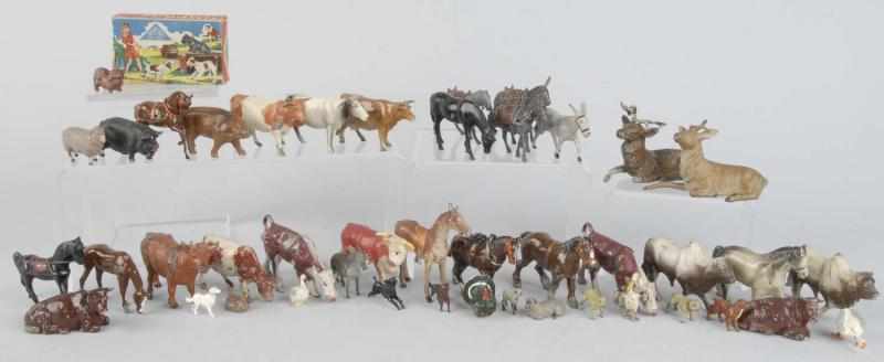 Appraisal: Approx Britains Other Animal Figures Description Some overall chipping and