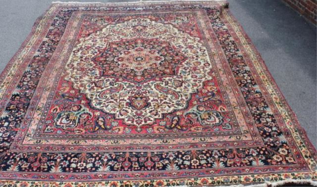 Appraisal: Handmade Persian Carpet From a Carmel NY estate Dimensions '