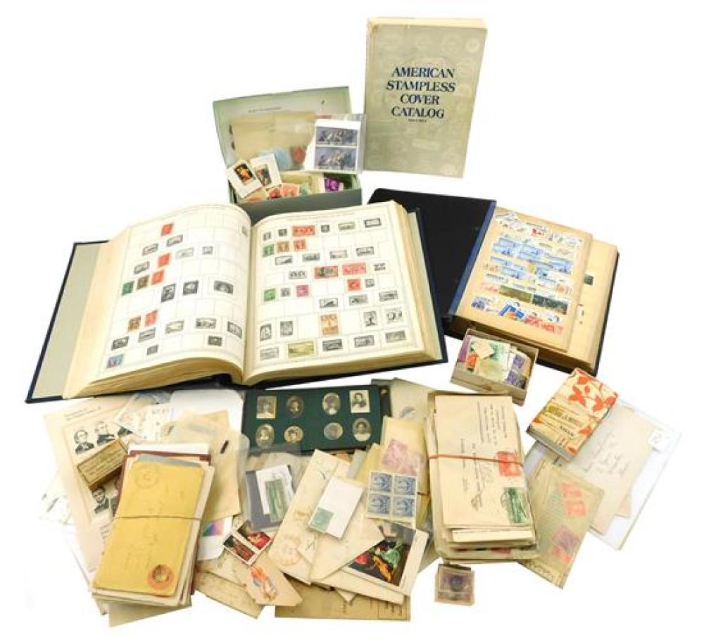 Appraisal: EPHEMERA Eclectic collection of predominately U S stamps of mint