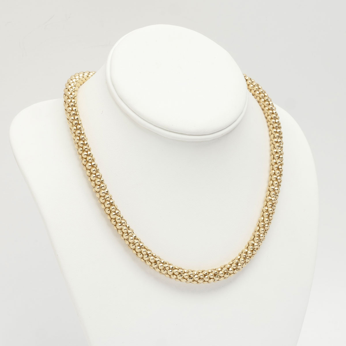 Appraisal: K FANCY CHAIN NECKLACE K yellow gold fancy link necklace