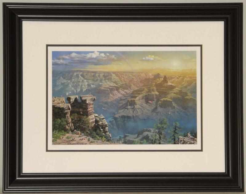 Appraisal: Grand Canyon Seriolithograph by Alexander Chen Seriolithograph in color on