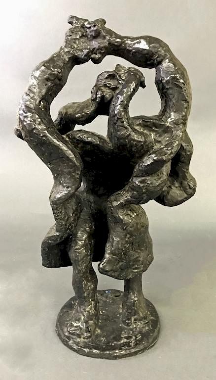 Appraisal: Jacques Lipchitz Bronze Lamentation Jacques Lipchitz France Lamentation bronze sculpture