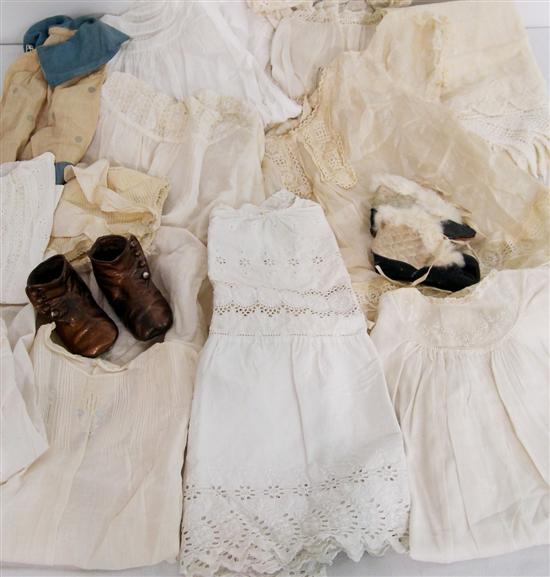 Appraisal: Children infants clothing including white lawn dresses with embroidery and