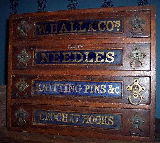 Appraisal: A Victorian mahogany bank of four drawers each with glass