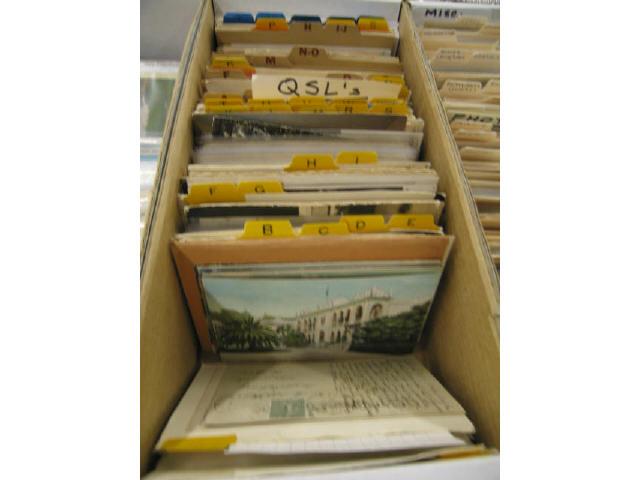 Appraisal: Box of Postcards QSL Ham Radio Cards approx