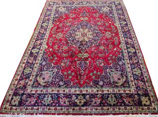 Appraisal: PERSIAN SIGNED TABRIZ WOOL CARPET PERSIAN SIGNED TABRIZ WOOL CARPET