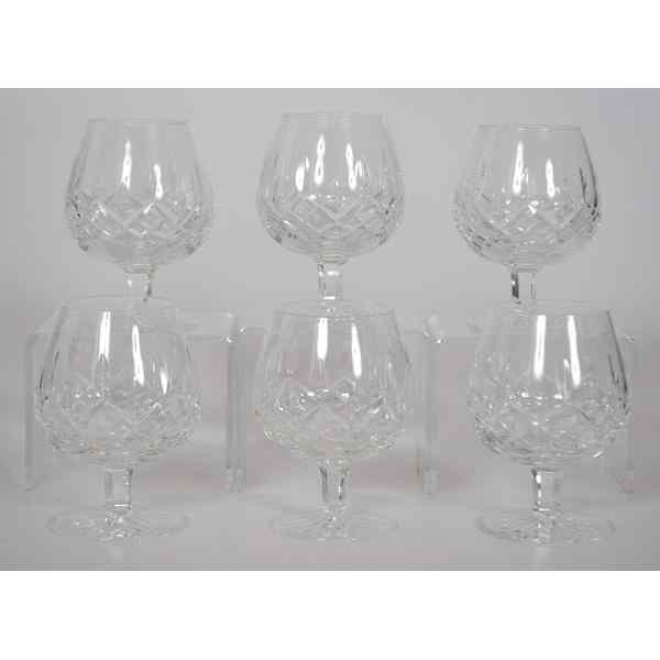 Appraisal: Waterford Crystal Brandy Snifters Irish th century A set of