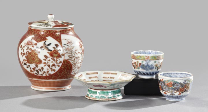 Appraisal: Four Pieces of Oriental Porcelain consisting of a Japanese Meiji