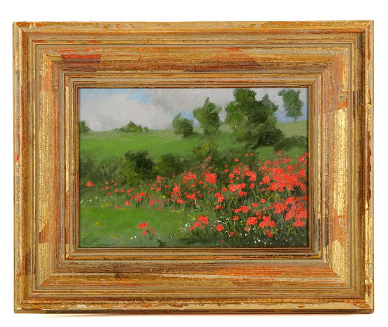 Appraisal: - Gunn Poppies O B Paul Gunn Poppies oil on