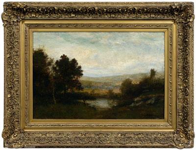 Appraisal: Homer Dodge Martin painting New York Minnesota - early autumn