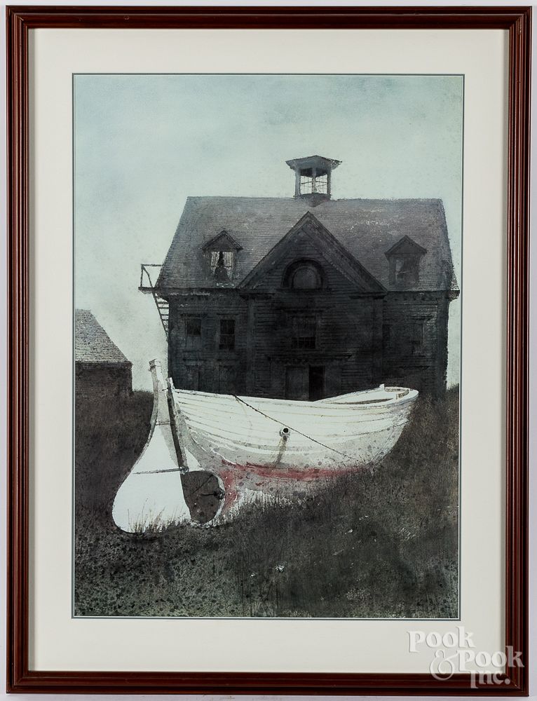 Appraisal: Andrew Wyeth print Liberty Launch Andrew Wyeth print Liberty Launch