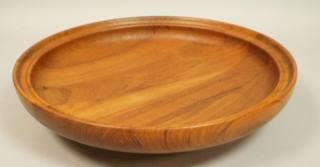 Appraisal: Large GEORG JENSEN Wood Bowl HENNING KOPPEL des Large GEORG