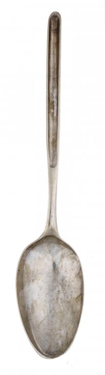 Appraisal: A GEORGE II MARROW SPOON engraved with contemporary initials MH