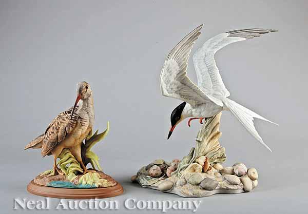 Appraisal: Two Boehm Porcelain Figures comprising a Woodcock figure no stamped