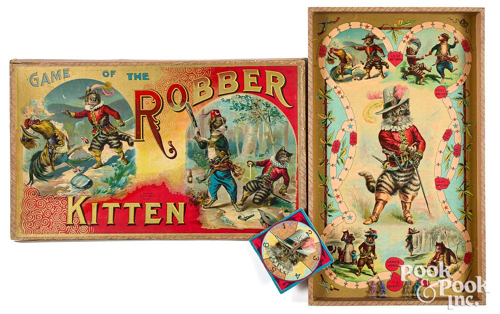 Appraisal: McLoughlin Bros Game of the Robber Kitten McLoughlin Bros Game