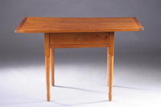 Appraisal: AMERICAN COUNTRY MAPLE TAVERN TABLE mid- th century in Pennsylvanian