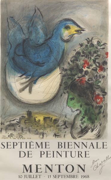 Appraisal: MARC CHAGALL RUSSIAN FRENCH - x Septieme Biennale De Peinture