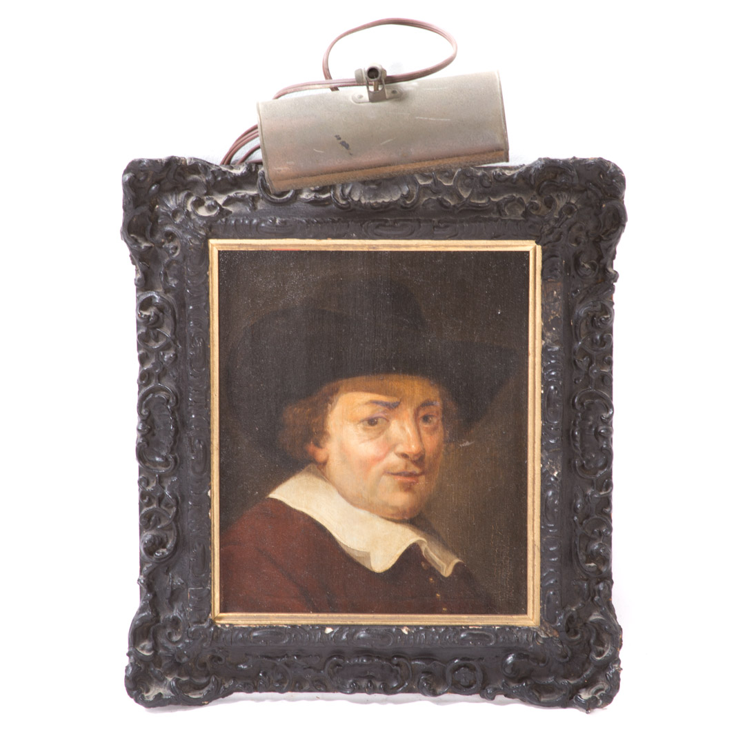 Appraisal: Dutch School th c Portrait of a Man oil Oil