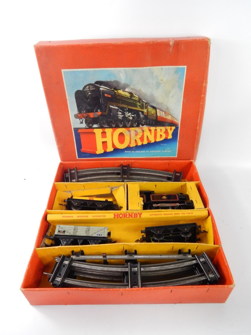 Appraisal: A Hornby -gauge tank goods set No boxed