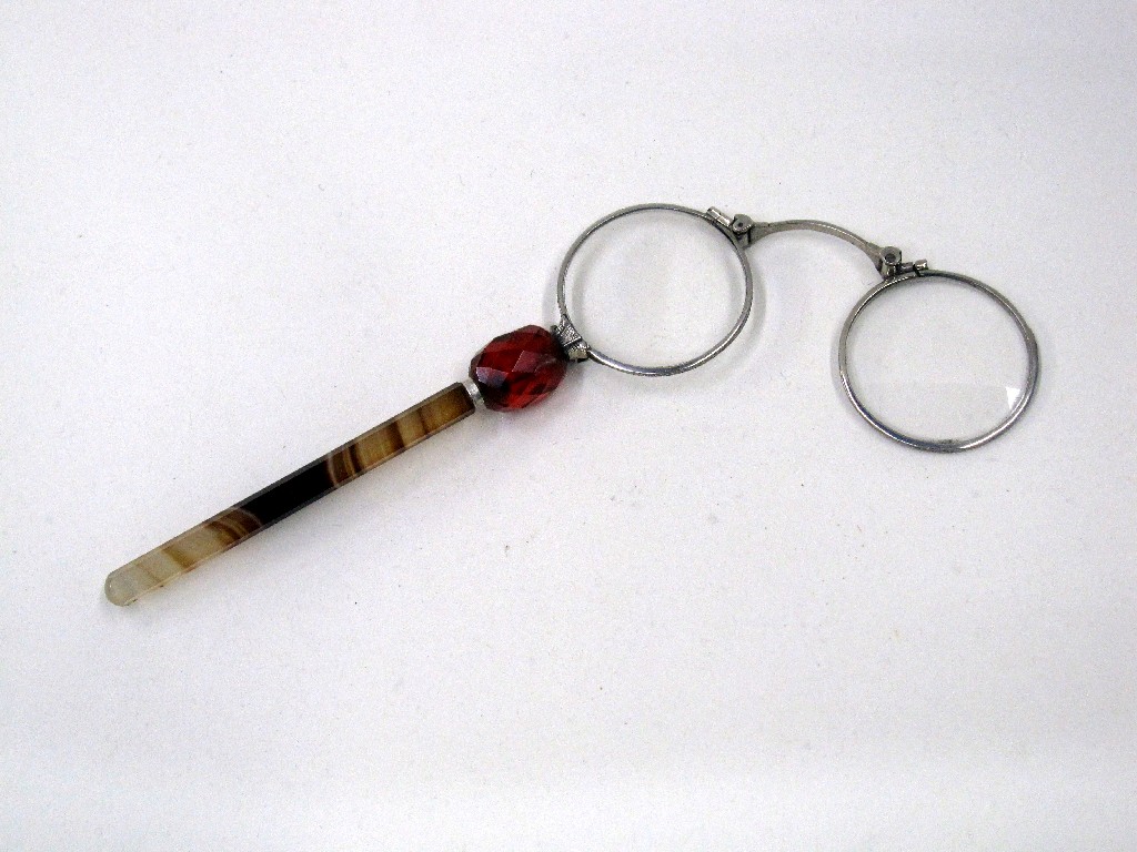 Appraisal: Art Deco lorgnette