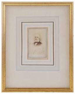 Appraisal: Signed Robert E Lee Carte de Visite head and shoulders