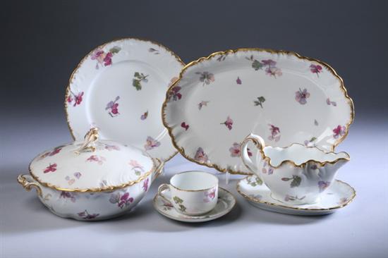 Appraisal: -PIECE CHARLES FIELD HAVILAND LIMOGES PORCELAIN DINNER SERVICE Circa Including