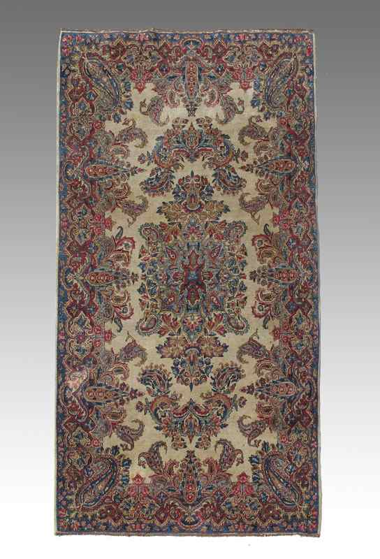 Appraisal: SEMI ANTIQUE PERSIAN KERMAN HAND KNOTTED WOOL RUG ' ''