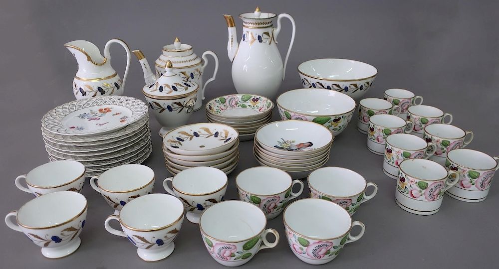 Appraisal: Meissen Porcelain Tea Service Sixteen piece Meissen porcelain tea service