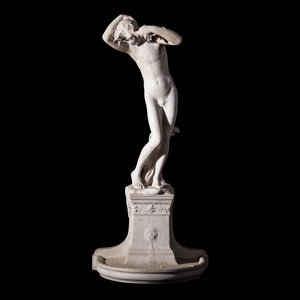 Appraisal: Henri L on Gr ber French - Narcisse marble with