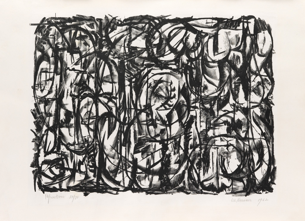 Appraisal: LEE KRASNER Refractions Lithograph x mm x inches full margins