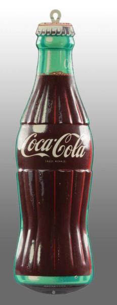 Appraisal: Embossed Tin Coca-Cola Bottle Sign Description s Very clean and