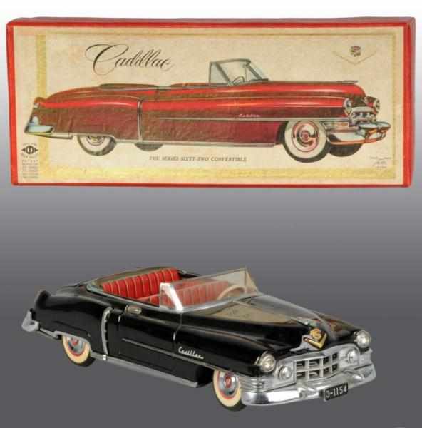 Appraisal: Tin Cadillac Convertible Friction Toy Description Japanese Made by ALPS