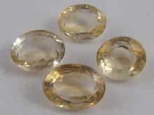 Appraisal: Four loose polished citrines total weight approx carats