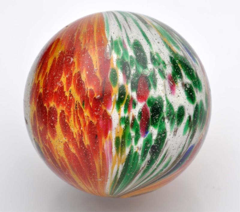 Appraisal: Large Four Paneled Onionskin Marble Great looking large onion This