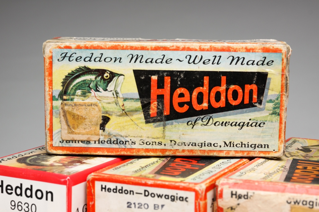 Appraisal: EIGHTEEN HEDDON FISHING LURES American second half th century Including