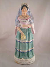 Appraisal: A Staffordshire ceramic figure of Grand Duchess Maria Alexandrovna of