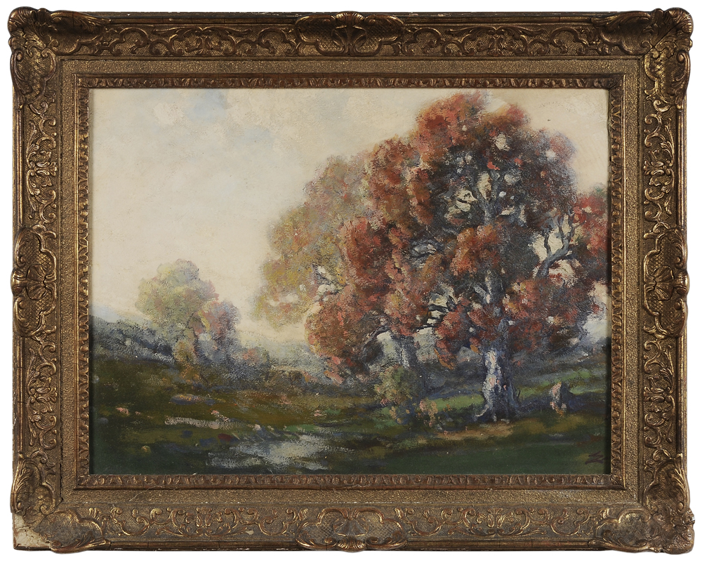 Appraisal: Attributed to Emerson Harry Lewis California born Landscape signed lower