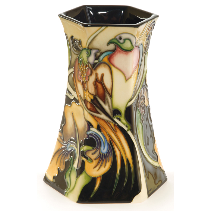 Appraisal: Moorcroft vase Fleur de Luce designer Emma Bossons ''h