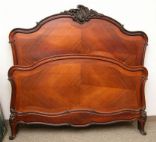 Appraisal: A French Carved Rosewood Bed Early th Century carved and