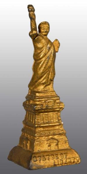 Appraisal: Cast Iron Statue of Liberty Still Bank Condition Excellent Size