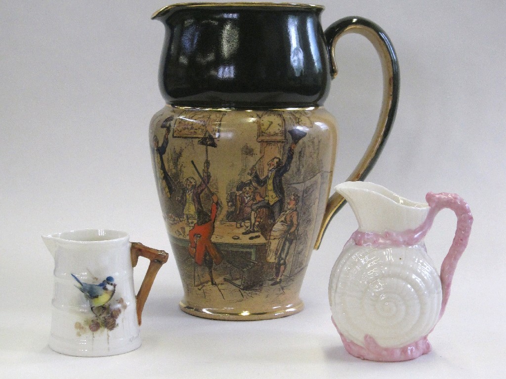 Appraisal: Royal Doulton 'Should Auld Acquaintance Be Forgot' jug with printed