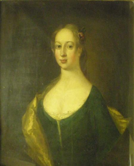 Appraisal: AFTER ALLAN RAMSAY HALF-LENGTH PORTRAIT OF ANNE DUNBAR Oil on