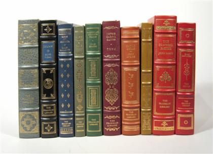 Appraisal: vols Signed Books - American Authors Franklin Library Leather Bound