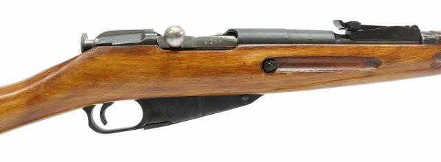 Appraisal: Mosin-Nagant M rifle x mm bolt action barrel hooded front