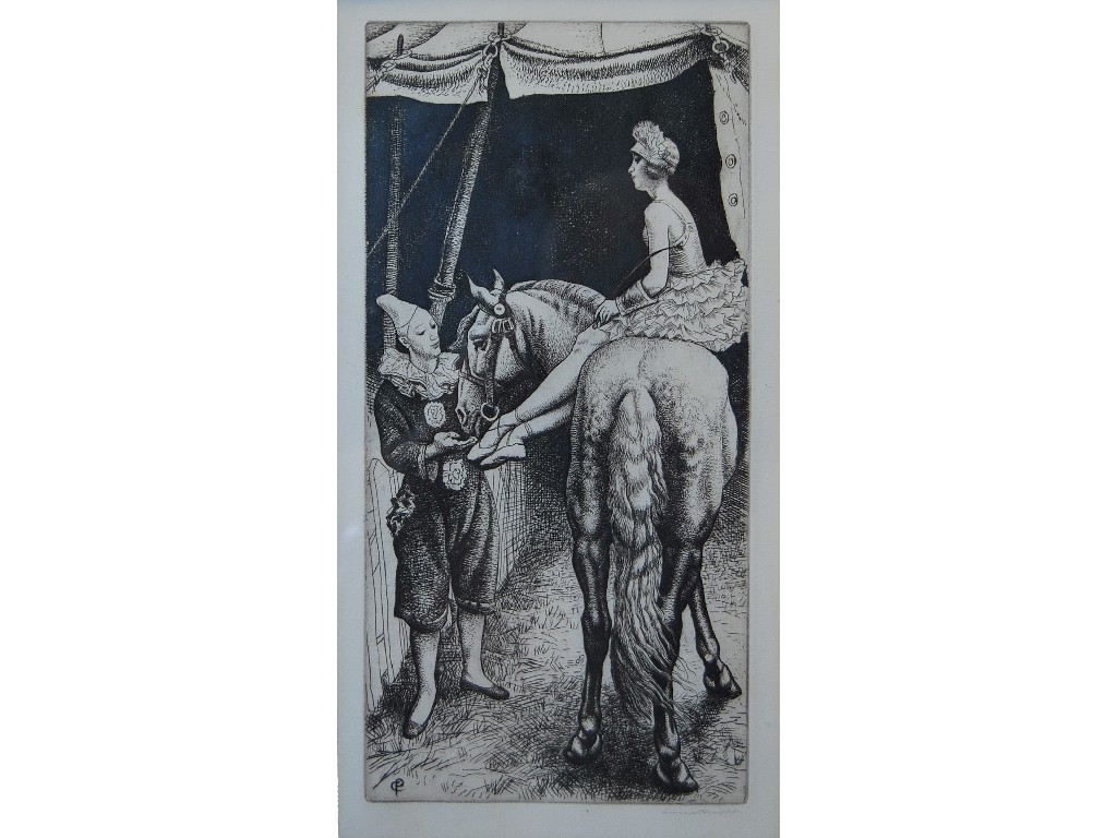 Appraisal: Dame Laura Knight - - 'The Bareback Rider' etching pencil