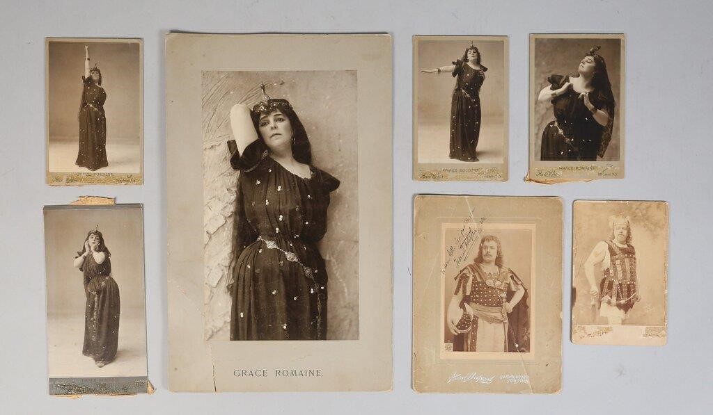 Appraisal: early th century cabinet cards Pach Brothers New York Possibly