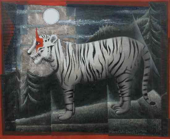 Appraisal: EDWARD JOHN STEVENS JR American - TIGER signed and dated