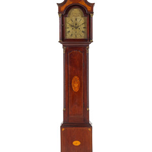 Appraisal: A Scottish George III Mahogany Tall Case Clock Circa Height