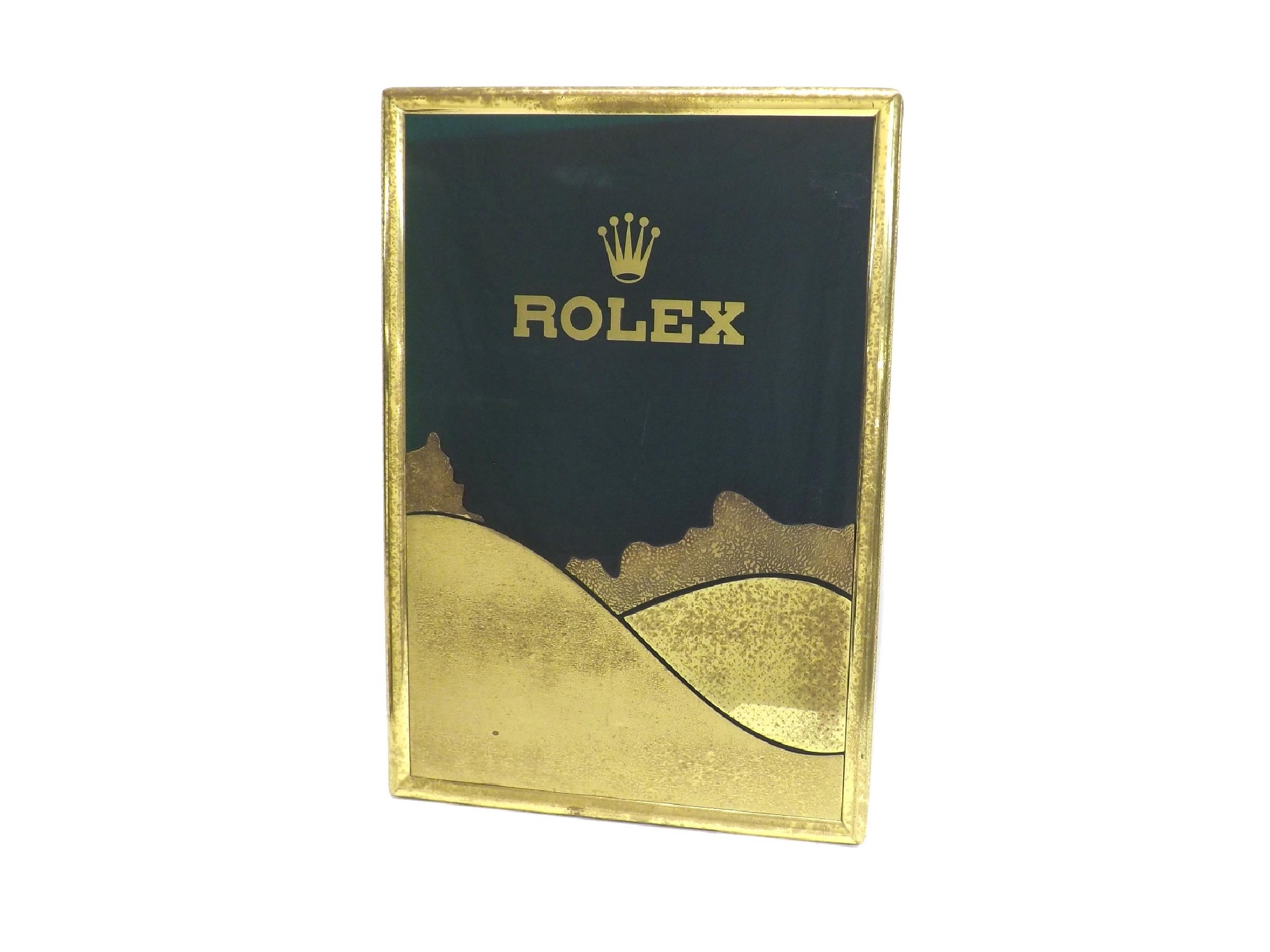 Appraisal: Vintage Rolex Perspex advertising display sign '' x '' approx